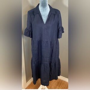 Chico's Dark Blue Midi Dress